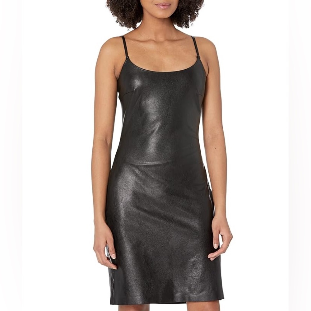 Commando Faux Leather Slip Dress